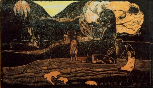 Paul Gauguin „Danksagung“  36 x 21 cm 1