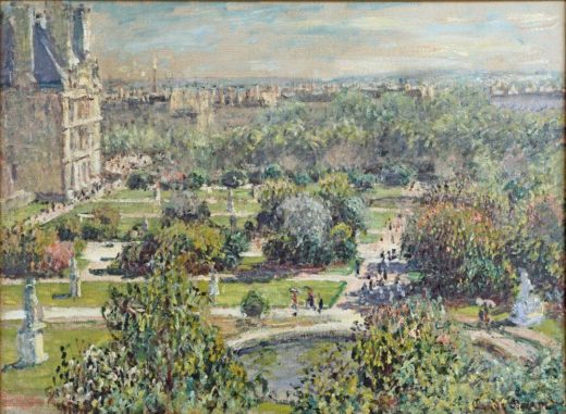 Claude Monet „Die Tuilerien“ 73 x 54 cm 1