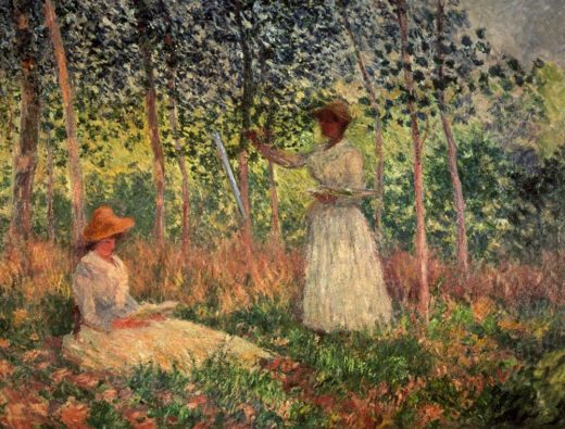 Claude Monet „Suzanne und Blanche Hoschede“ 130 x 97 cm 1