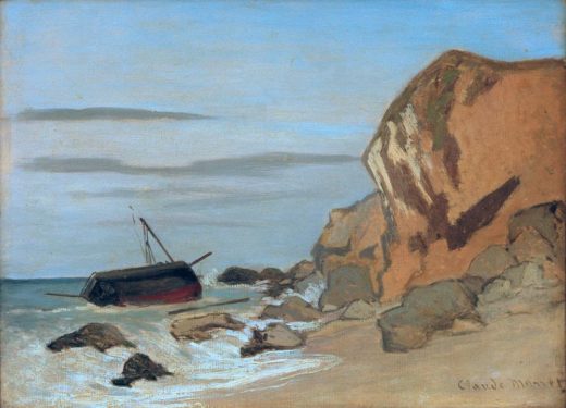 Claude Monet „Steilküste“ 80 x 25 cm 1