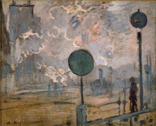 Claude Monet „Bahnhof Saint-Lazare – Das Signal“ 81 x 65 cm 1