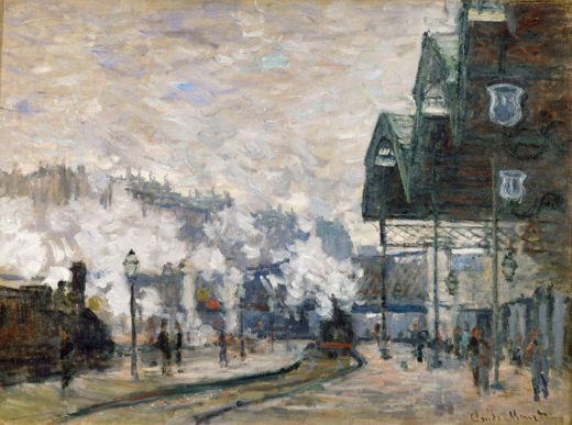 Claude Monet „Bahnhof Saint-Lazare in Paris“ 81 x 64 cm 1