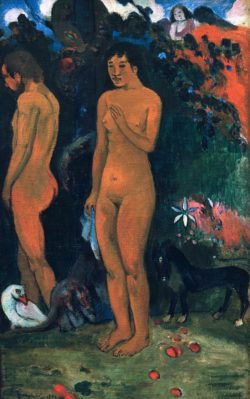 Paul Gauguin "Adam und Eva"  38 x 59 cm