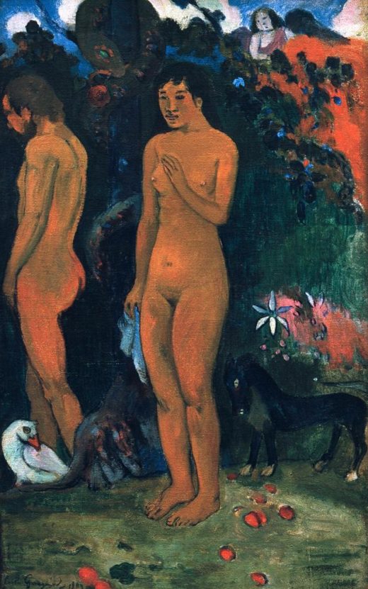 Paul Gauguin „Adam und Eva“  38 x 59 cm 1