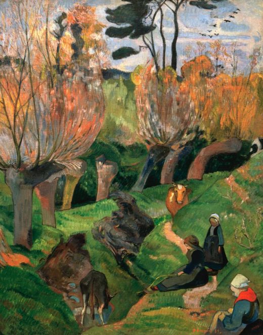 Paul Gauguin „Die Weiden (Les Saules)“  73 x 92 cm 1