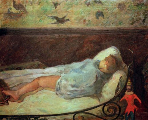 Paul Gauguin „Die kleine Träumerin“  74 x 60 cm 1