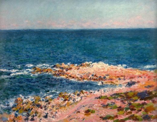 Claude Monet „Die Grande Bleue in Antibes“ 73 x 60 cm 1