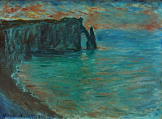 Claude Monet „Steilküste von Aval“ 81 x 60 cm 1