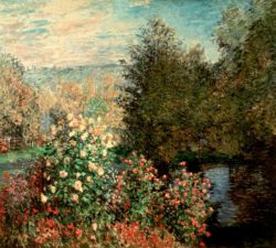 Claude Monet "Gartenwinkel in Montgeron" 193 x 172 cm