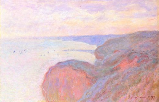 Claude Monet „Auf der Steilküste bei Dieppe“ 100 x 65 cm 1