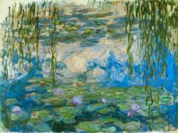 Claude Monet "Nympheas -Seerosen" 200 x 150 cm