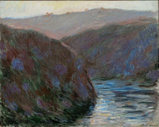 Claude Monet „Tal der Creuse am Abend“ 81 x 65 cm 1