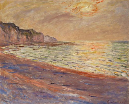 Claude Monet „Strand bei Pourville“ 73 x 60 cm 1
