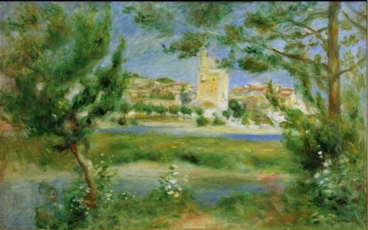 Auguste Renoir „Villeneuveles-Avignon“ 53 x 33 cm 1