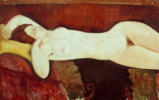 Amedeo Modigliani „Liegender Akt – Le Grand Nu“ 72 x 117″cm 1