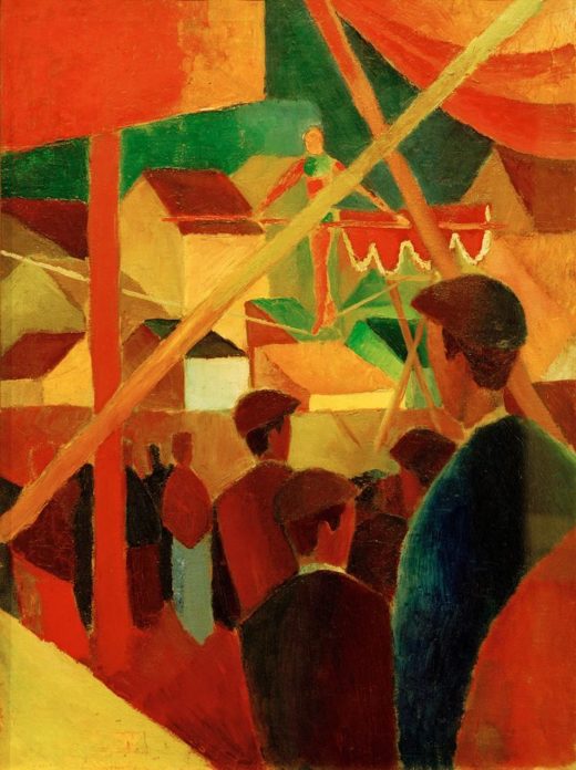 August Macke „Seiltänzer“ 60 x 82 cm 1