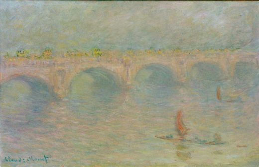 Claude Monet „Waterloo Bridge  Sonne“ 100 x 65 cm 1