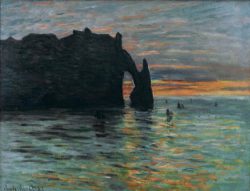 Claude Monet "Sonnenuntergang" 73 x 60 cm