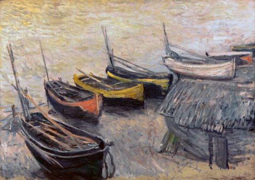 Claude Monet „Fischerboote am Strand“ 92 x 65 cm 1