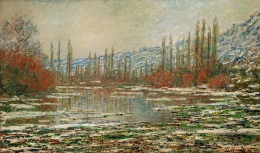 Claude Monet „Tauwetter in Vetheuil“ 100 x 60 cm 1