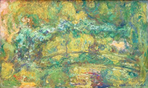 Claude Monet „Der Steg über den Seerosenteich“ 107 x 66 cm 1