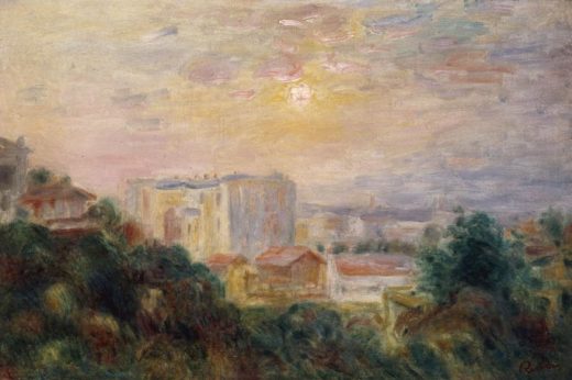 Auguste Renoir „Ansicht des Montmartre“ 46 x 30 cm 1