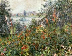 Claude Monet "Blumen in Vetheuil" 75 x 60 cm