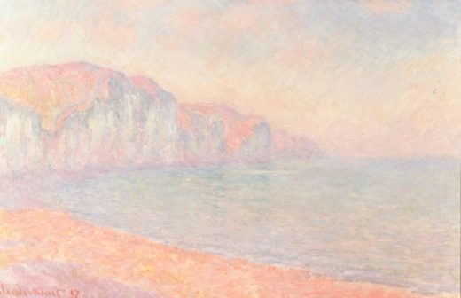 Claude Monet „Steilküste bei Pourville am Morgen“ 99 x 64 cm 1