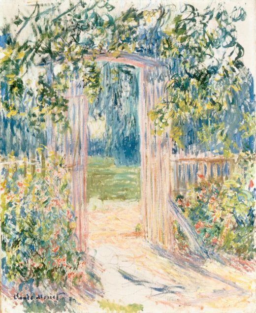 Claude Monet „Das Gartentor in Vetheuil“ 60 x 73 cm 1