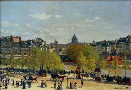 Claude Monet „Paris Quai du Louvre“ 93 x 65 cm 1