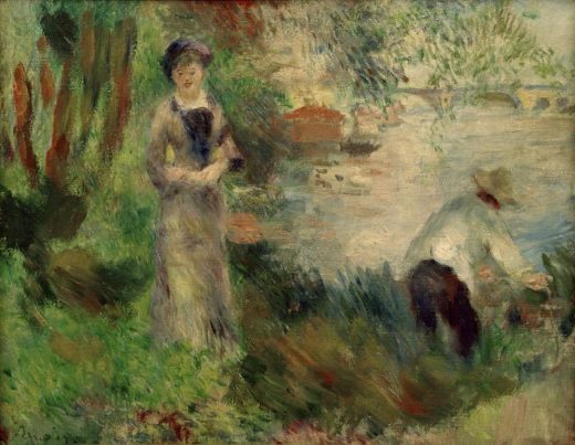 Auguste Renoir „Auf der Ile de Chatou“ 55 x 46 cm 1