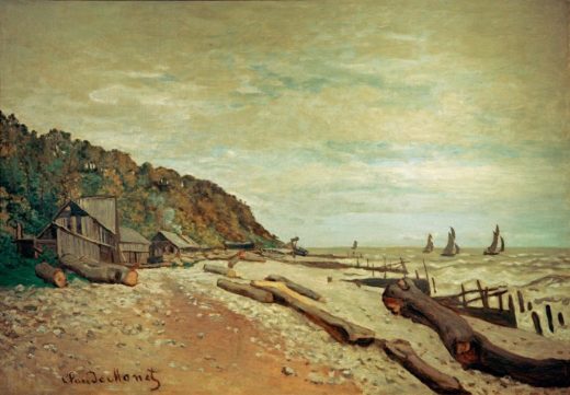 Claude Monet „Die Bootswerft bei Honfleur“ 81 x 57 cm 1
