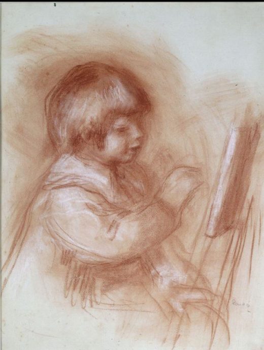 Auguste Renoir „Der kleine Maler“ 45 x 58 cm 1