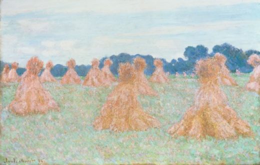 Claude Monet „Die Demoiselles von Giverny-kleine Heuhaufen“ 100 x 65 cm 1