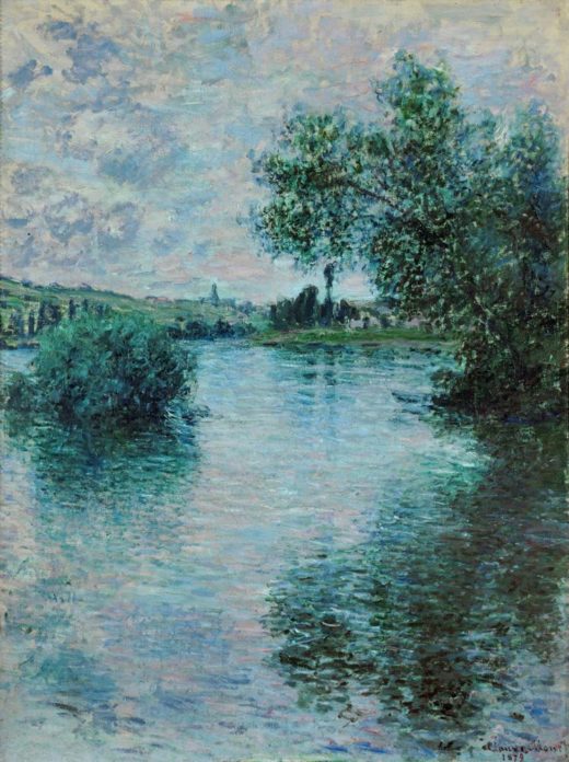 Claude Monet „Die Seine bei Vetheuil“ 60 x 80 cm 1
