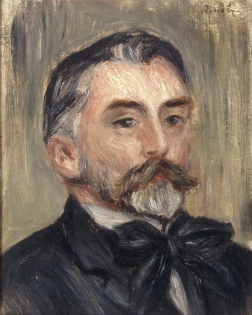 Auguste Renoir „Portrait de St ephane Mallarm e“ 21 x 27 cm 1