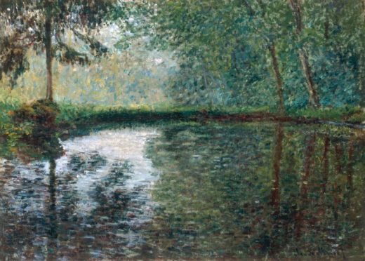 Claude Monet „Winkel des Teichs in Montgeron“ 81 x 60 cm 1