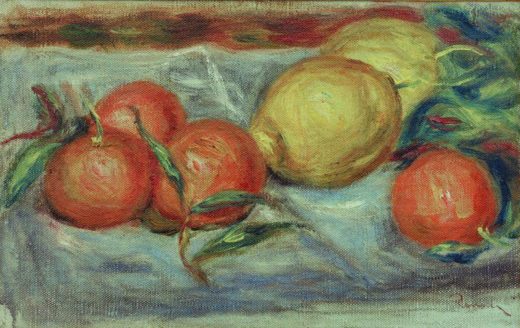 Auguste Renoir „Stilleben mit Zitrusfrüchten“ 29 x 19 cm 1