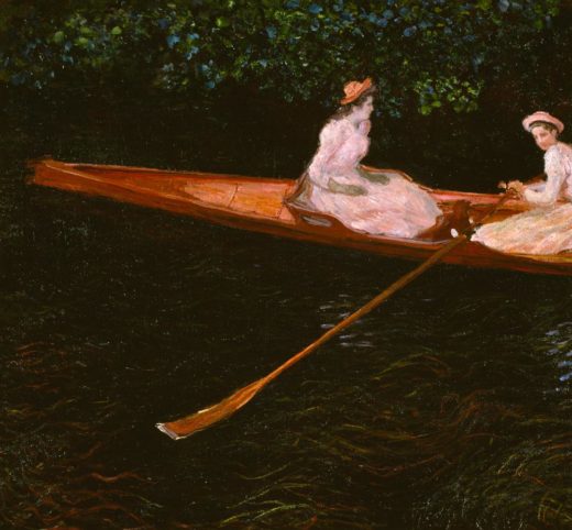Claude Monet „Bootspartie auf der Epte“ 145 x 133 cm 1