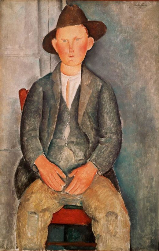 Amedeo Modigliani „Bauernjunge“ 100 x 65″cm 1