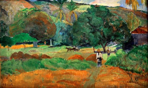 Paul Gauguin „Das kleine Tal (Le Vallon)“  68 x 42 cm 1