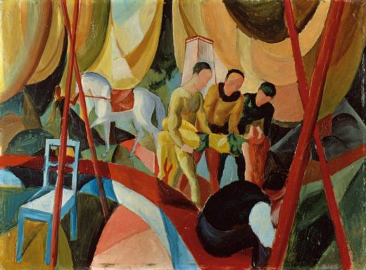 August Macke „Zirkus“ 64 x 47 cm 1