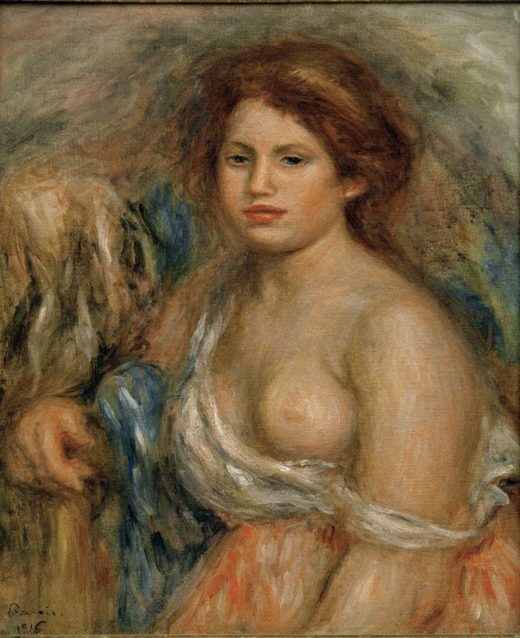 Auguste Renoir „Brustbildnis“ 46 x 55 cm 1