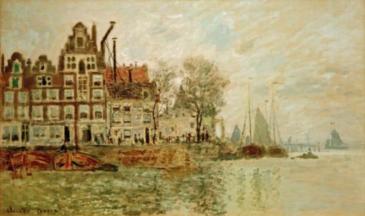Claude Monet „Blick auf Amsterdam“ 101 x 61 cm 1