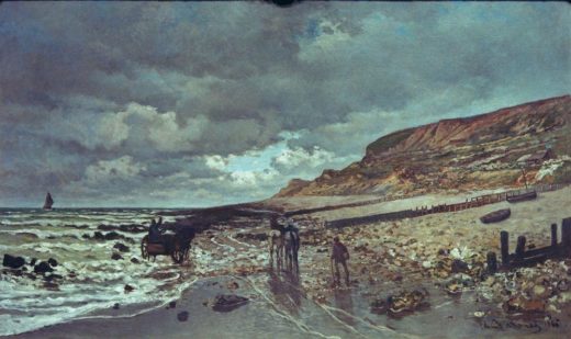Claude Monet „Pointe de la Heve bei Ebbe“ 150 x 90 cm 1