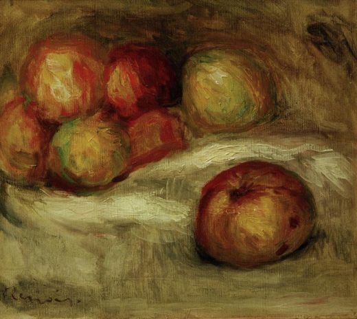 Auguste Renoir „Nature morte avec pommes“ 23 x 21 cm 1