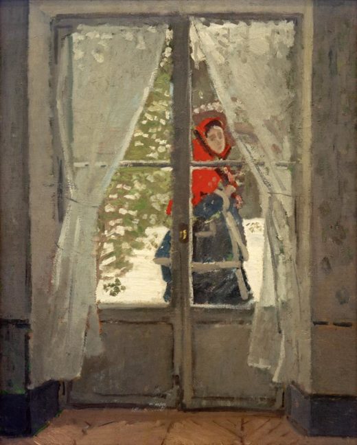 Claude Monet „Madame Monet mit roter Kapuze“ 79 x 99 cm 1