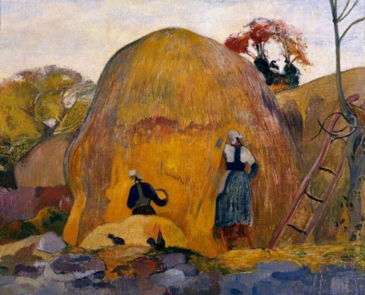 Paul Gauguin „Die gelben Heuschober oder Goldene Ernte“  93 x 74 cm 1