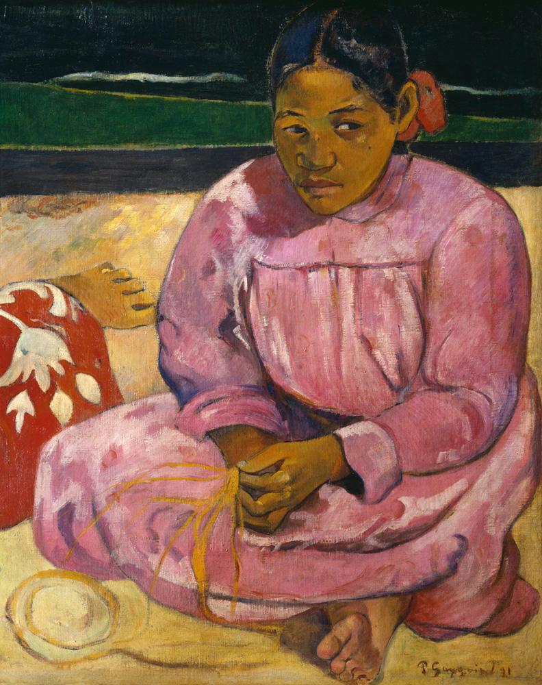 Kunstdruck Frauen Auf Tahiti Von Gauguin Paul