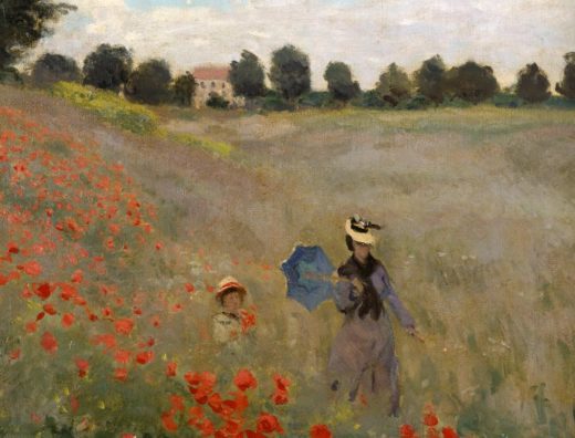 Claude Monet „Mohnfeld bei Argenteuil“ 65 x 50 cm 1